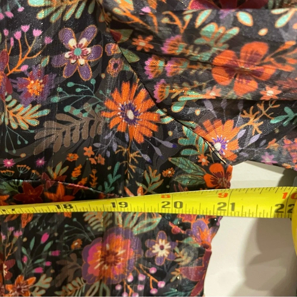 SOFT SURROUNDINGS Castille Floral Tunic Dress - Size Petite Large - Picture 16 of 16